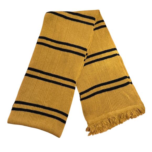 Universal Studios Other - HARRY POTTER Hufflepuff Scarf | Yellow and Black Stripes | Universal Studios